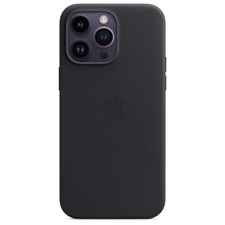 APPLE Coque en cuir pour iPhone 14 Pro Max avec MagSafe - Minuit