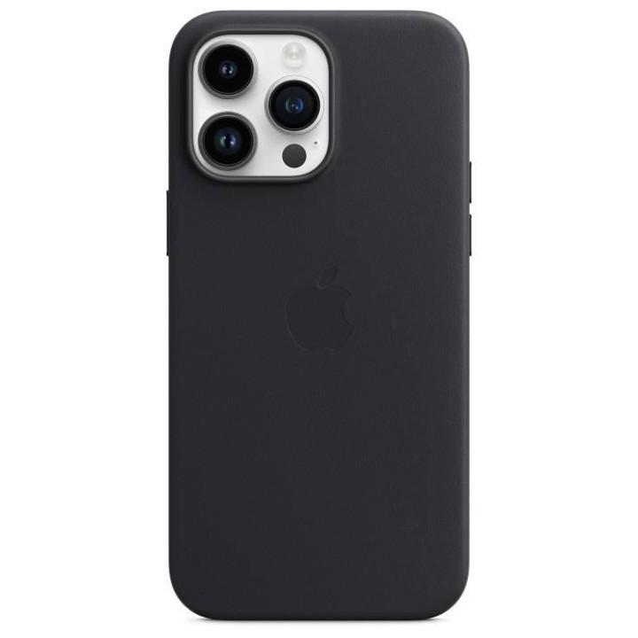 APPLE Coque en cuir pour iPhone 14 Pro Max avec MagSafe - Minuit