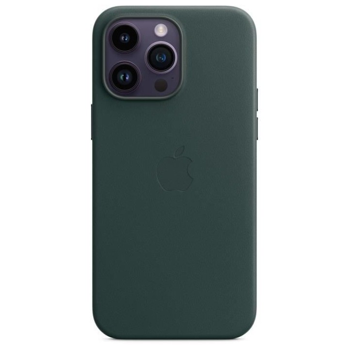 APPLE Coque en cuir pour iPhone 14 Pro Max avec MagSafe - Vert foret