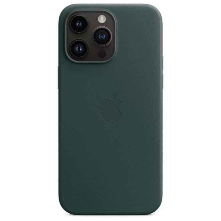 APPLE Coque en cuir pour iPhone 14 Pro Max avec MagSafe - Vert foret