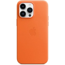 APPLE Coque en cuir pour iPhone 14 Pro Max avec MagSafe - Orange