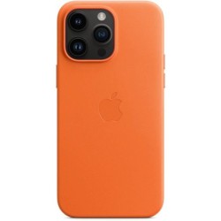 APPLE Coque en cuir pour iPhone 14 Pro Max avec MagSafe - Orange