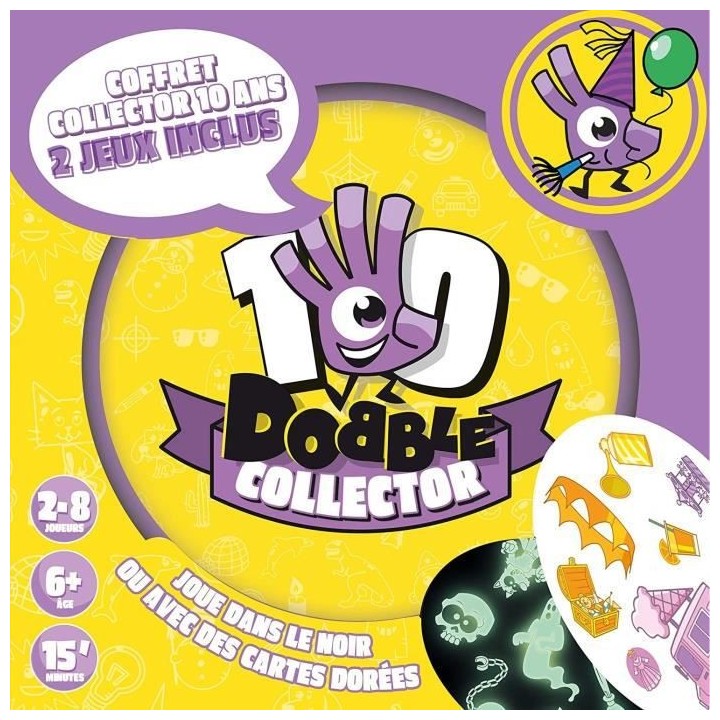 Zygomatic | Dobble - Édition Collector 10 ans | Jeu de société | a