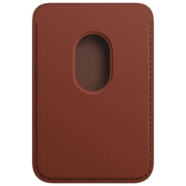 APPLE Porte-cartes en cuir pour iPhone avec MagSafe - Ombre