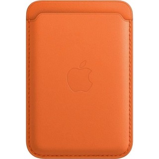 APPLE Porte-cartes en cuir pour iPhone avec MagSafe - Orange