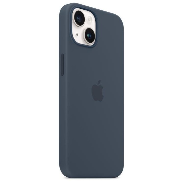 APPLE Coque en silicone pour iPhone 14 avec MagSafe - Bleu orage