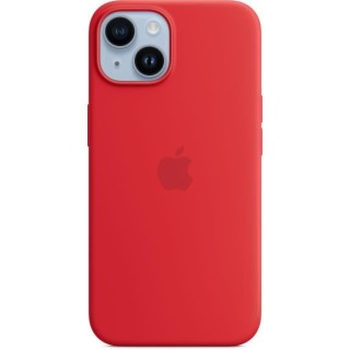 APPLE Coque en silicone pour iPhone 14 avec MagSafe - Rouge