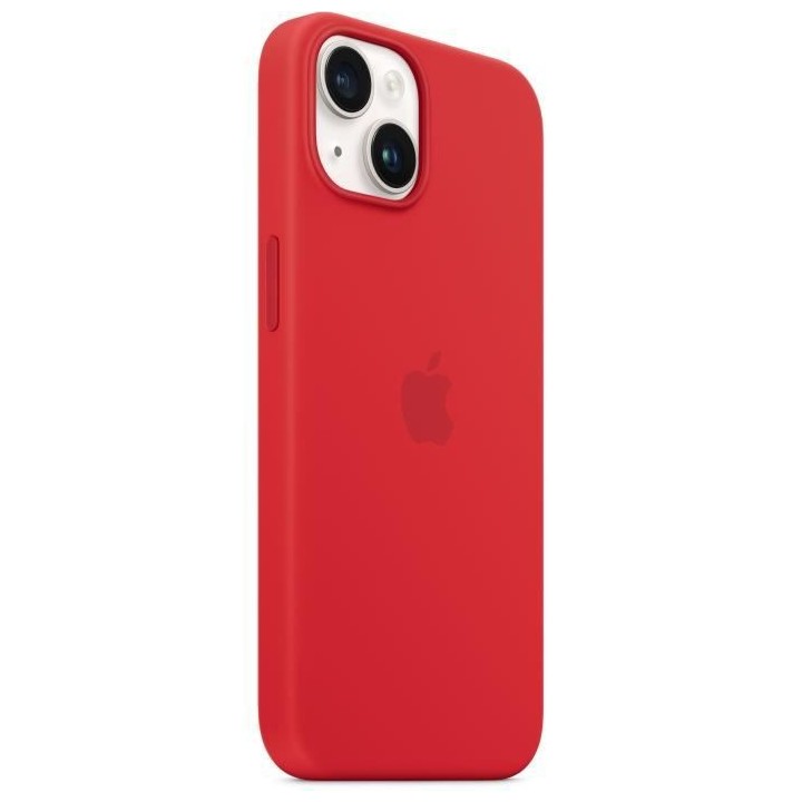 APPLE Coque en silicone pour iPhone 14 avec MagSafe - Rouge