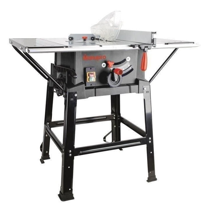 Scie circulaire sur table MANUPRO - 2000W - 2 lames 254 mm - Multi usa