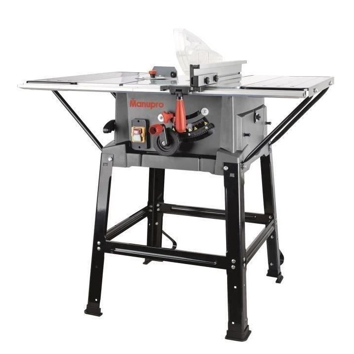 Scie circulaire sur table MANUPRO - 2000W - 2 lames 254 mm - Multi usa