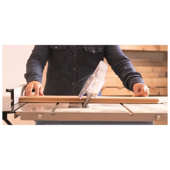 Scie circulaire sur table MANUPRO - 2000W - 2 lames 254 mm - Multi usa