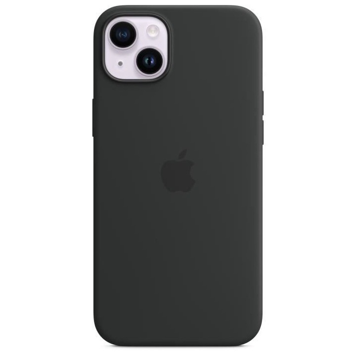 APPLE Coque en silicone pour iPhone 14 Plus avec MagSafe - Minuit