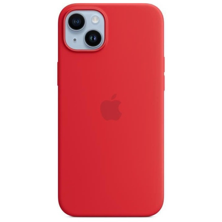 APPLE Coque en silicone pour iPhone 14 Plus avec MagSafe - Rouge