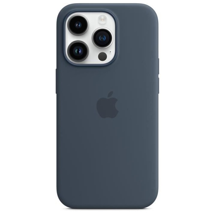 APPLE Coque en silicone pour iPhone 14 Pro avec MagSafe - Bleu orage