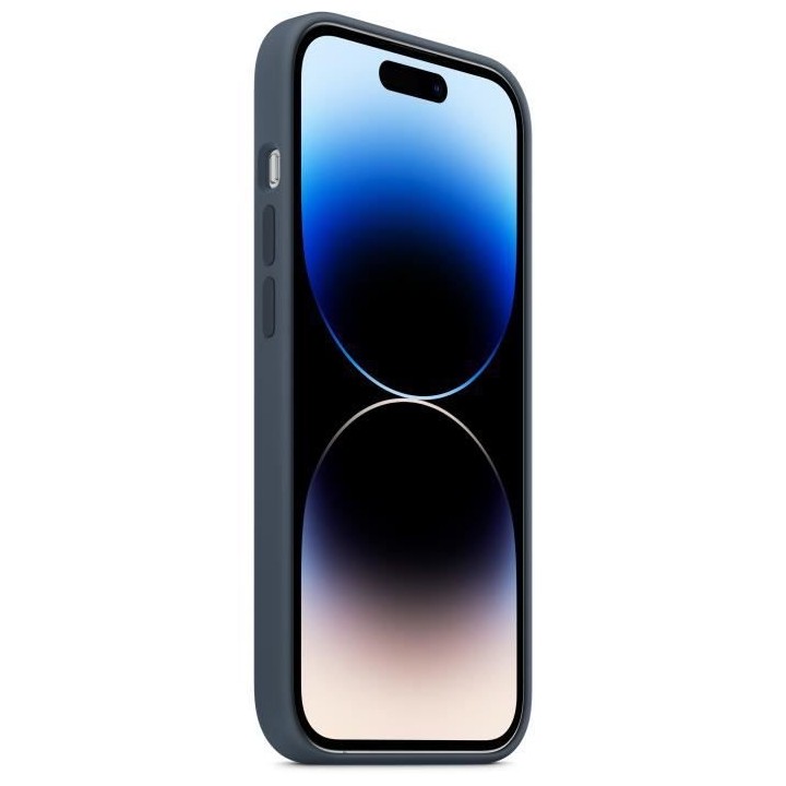 APPLE Coque en silicone pour iPhone 14 Pro avec MagSafe - Bleu orage