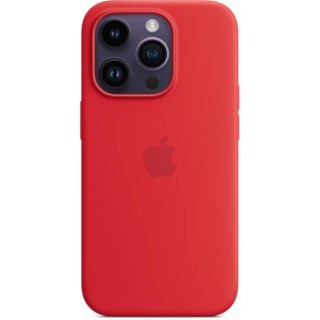 APPLE Coque en silicone pour iPhone 14 Pro avec MagSafe - Rouge