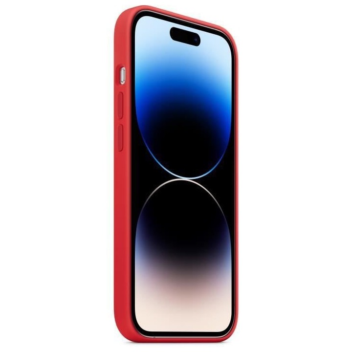 APPLE Coque en silicone pour iPhone 14 Pro avec MagSafe - Rouge
