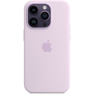 APPLE Coque en silicone pour iPhone 14 Pro avec MagSafe - Rose craie