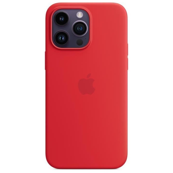 APPLE Coque en silicone pour iPhone 14 Pro Max avec MagSafe - Rouge