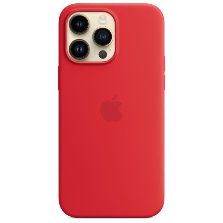 APPLE Coque en silicone pour iPhone 14 Pro Max avec MagSafe - Rouge