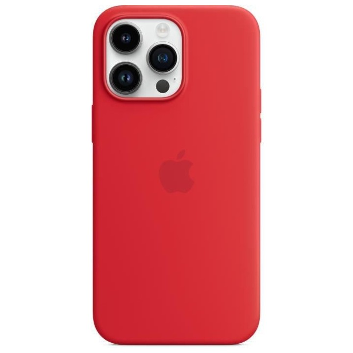 APPLE Coque en silicone pour iPhone 14 Pro Max avec MagSafe - Rouge