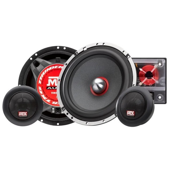 MTX TX665S Haut-parleurs voiture Kit 16,5cm 2 voies 90W RMS 4O Châssi