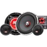 MTX TX665S Haut-parleurs voiture Kit 16,5cm 2 voies 90W RMS 4O Châssis alu Tweeters néodyme dôme soie Membrane pulpe célulos