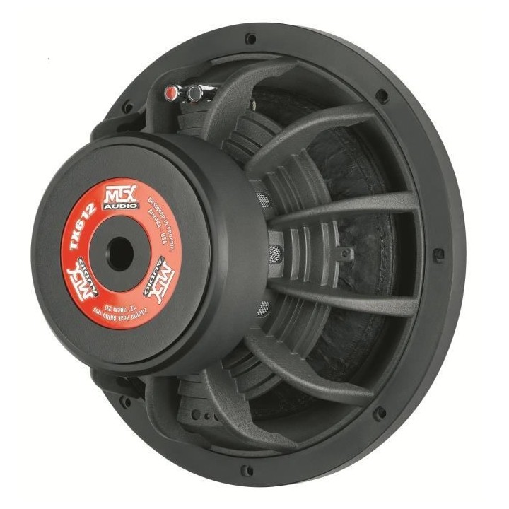 MTX TX612 Subwoofer voiture 30cm 800W RMS 2O châssis alu bobine 2,5 m