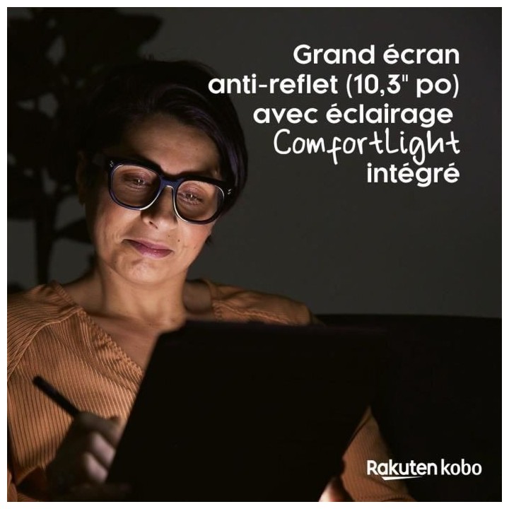 Pack Liseuse Bloc Note KOBO Elipsa - 10 - 32Go + Etui Sleepcover + Sty