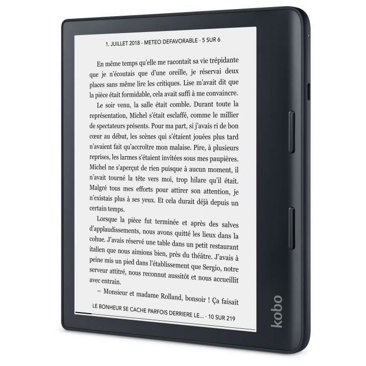 Liseuse KOBO Sage - 8 - 300ppp - Comfortlight PRO - Waterproof - Bluet