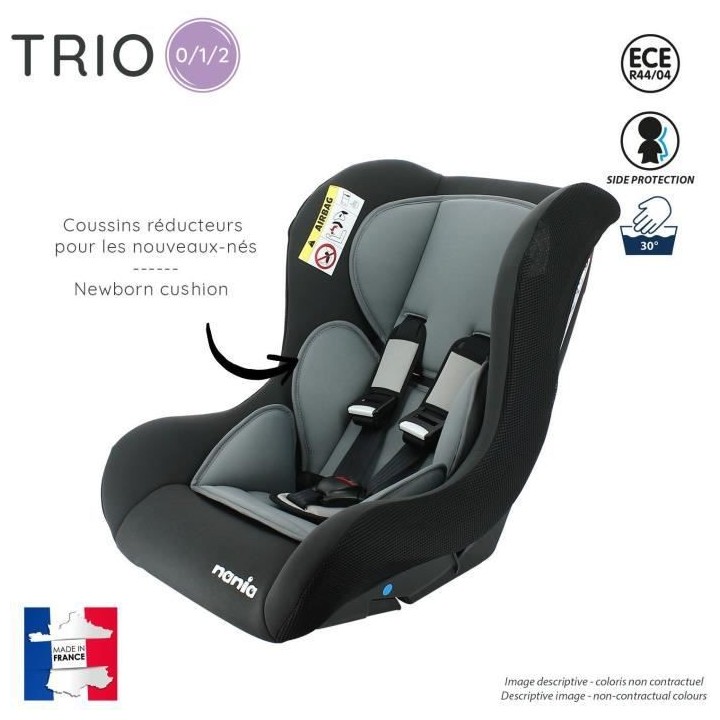 Nania Siege auto TRIO groupe 0/1/2 (0-25kg) - Rose