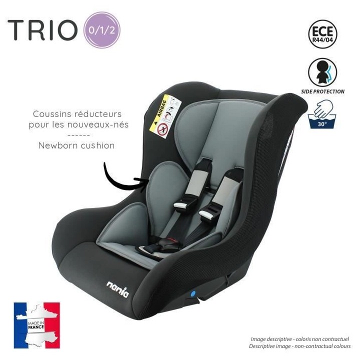 Nania Siege auto TRIO groupe 0/1/2 (0-25kg) - Bleu