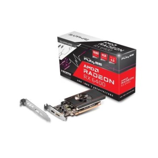 Carte Graphique - SAPPHIRE - Radeon RX 6400 PULSE GAMING - 4 Go - GDDR