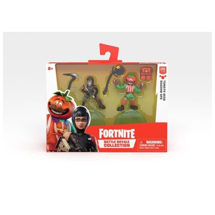 FORTNITE Battle Royale - Pack Duo Figurines 5cm - Shadow Ops & Tomato