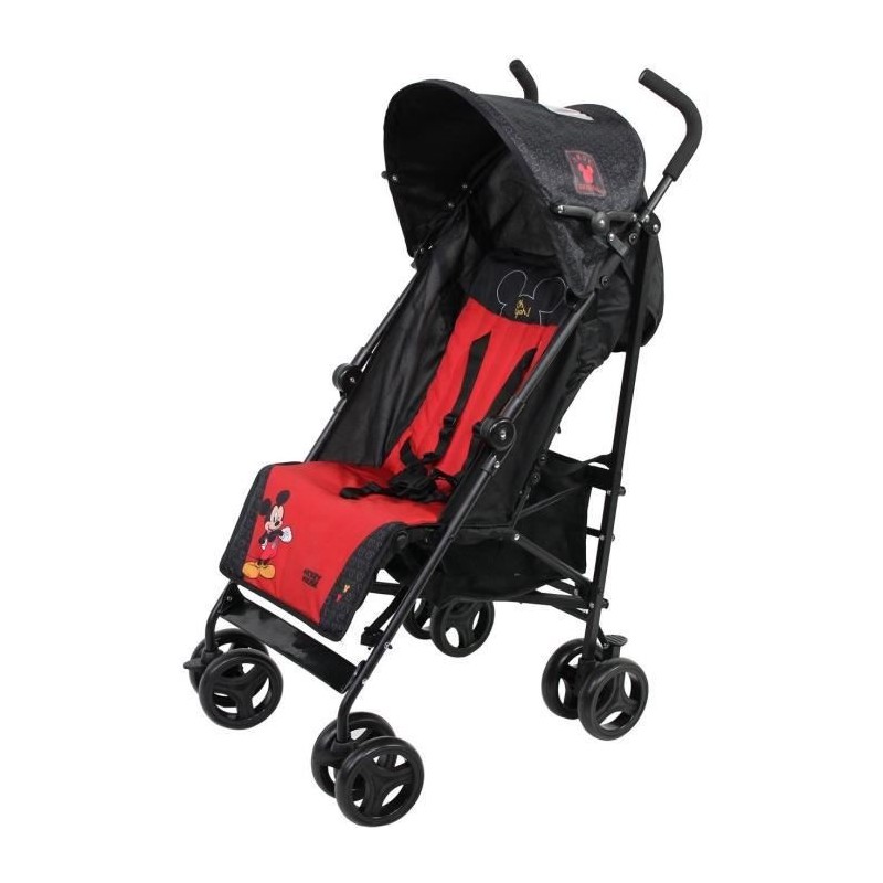 Poussette Canne NANIA Luxe JET (6-36 mois) - inclinable, légere et compacte - pliage a une main - Disney Mickey