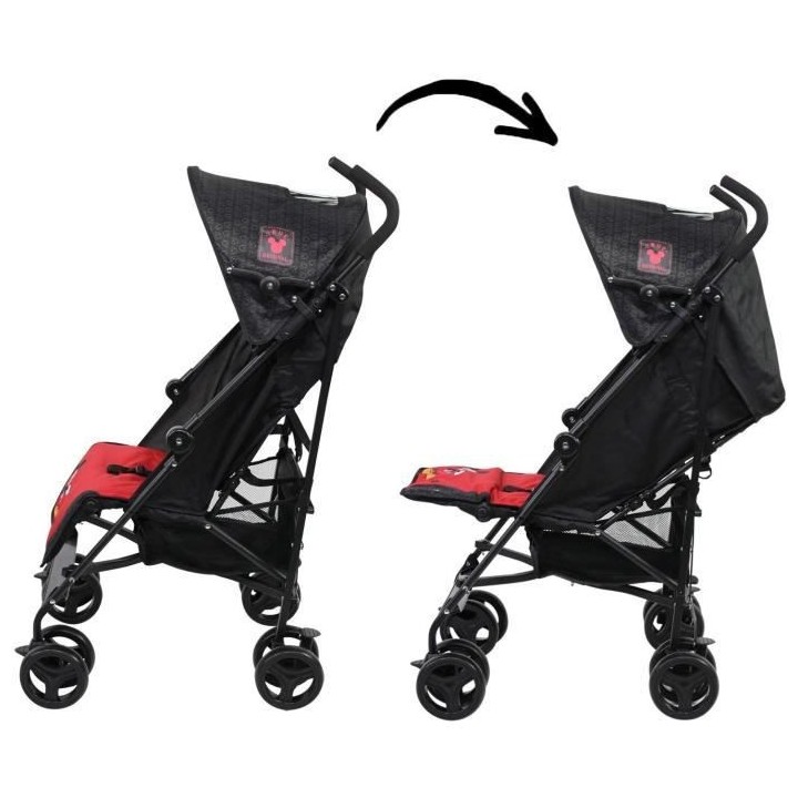 Poussette Canne NANIA Luxe JET (6-36 mois) - inclinable, légere et co