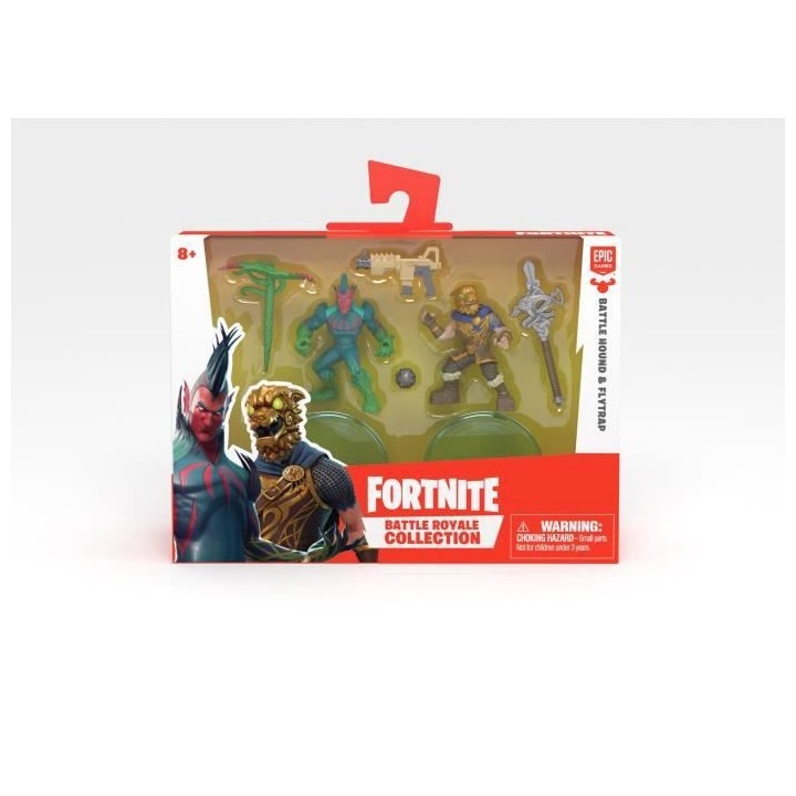 FORTNITE Battle Royale - Pack Duo Figurines 5cm - Battle Hound & Flytr