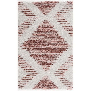 NAZAR Tapis de salon Shaggy longues meches style Berbere OIA- 120 x 16