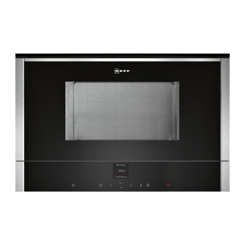 Micro-ondes encastrable - NEFF - C17WR00N0 - Acier inoxydable - 21L - 900W - Inox