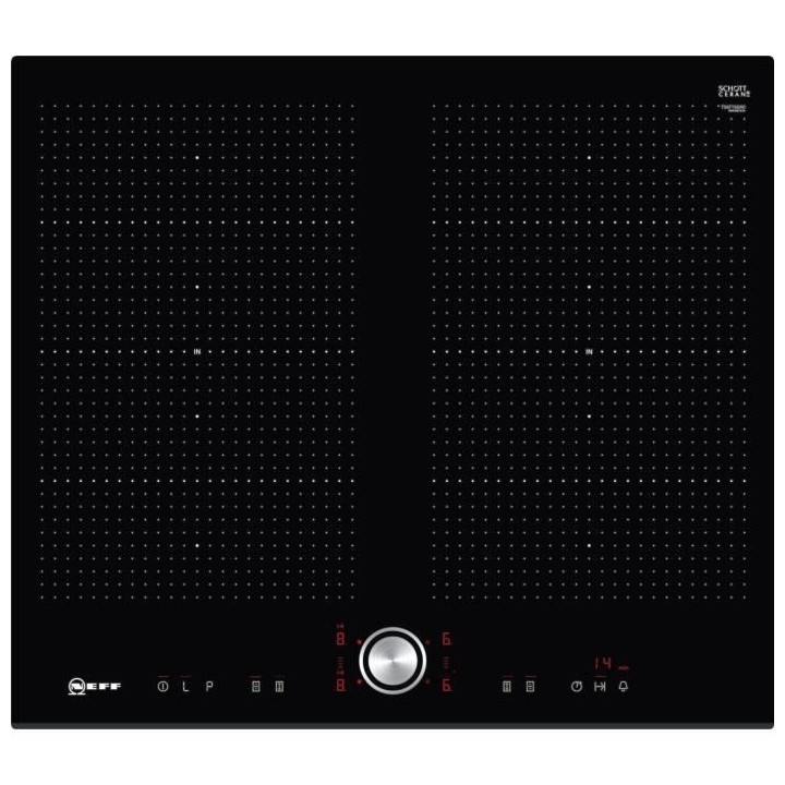 Table de cuisson induction NEFF - 2 zones flexInduction - 7400 W max -