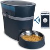 PetSafe - Distributeur de Croquettes Automatique Connecté Smart Feed pour Chien/Chat, avec minuterie, bol en acier inoxydable,