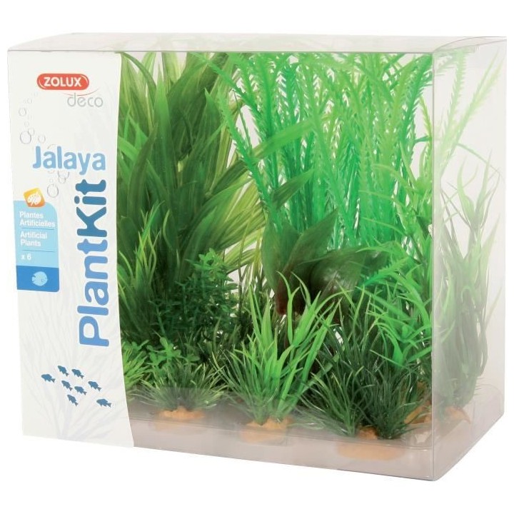 ZOLUX Kit de 6 plantes artificielles Jalaya N1 - Pour aquarium