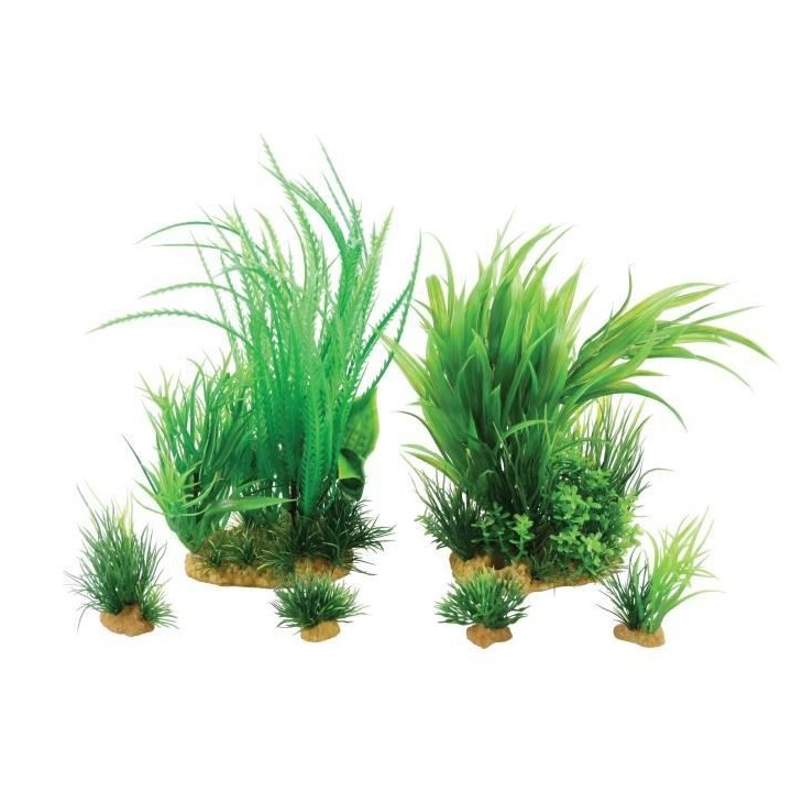 ZOLUX Kit de 6 plantes artificielles Jalaya N1 - Pour aquarium
