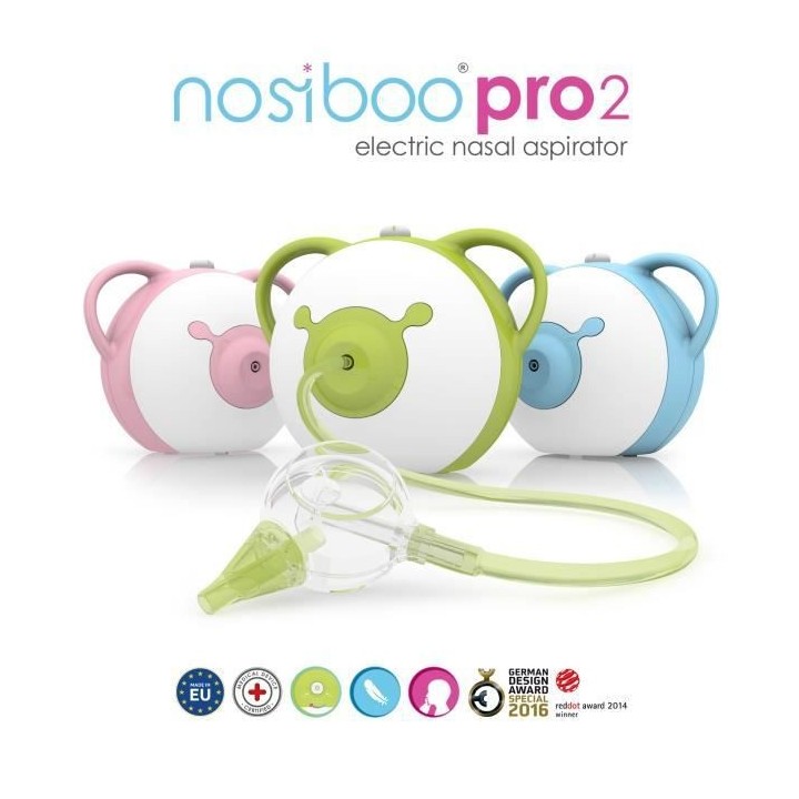 Mouche-bébé électrique NOSIBOO PRO 2 - Aspiration contrôlée - Des