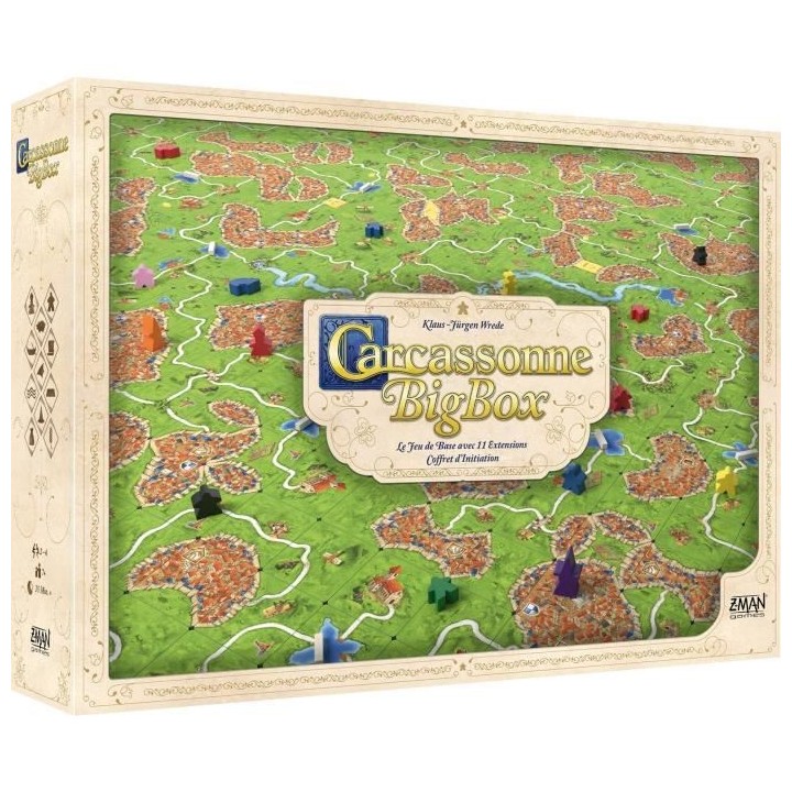 Z-Man Games | Carcassonne : Big Box - Nouvelle Édition | Jeu de soci
