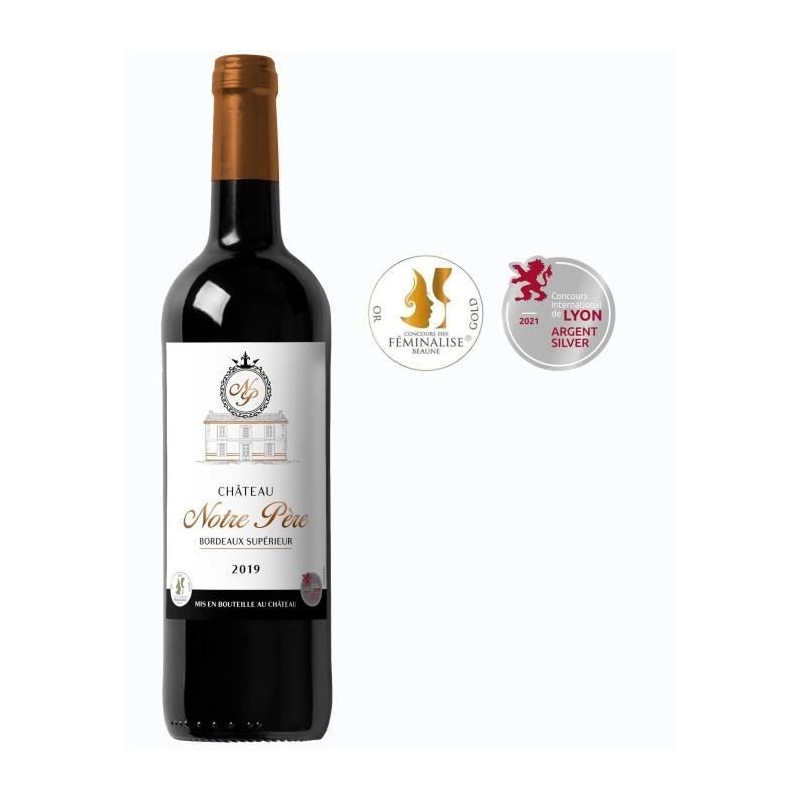 Château Notre Pere 2019 Bordeaux Supérieur - Vin rouge de Bordeaux