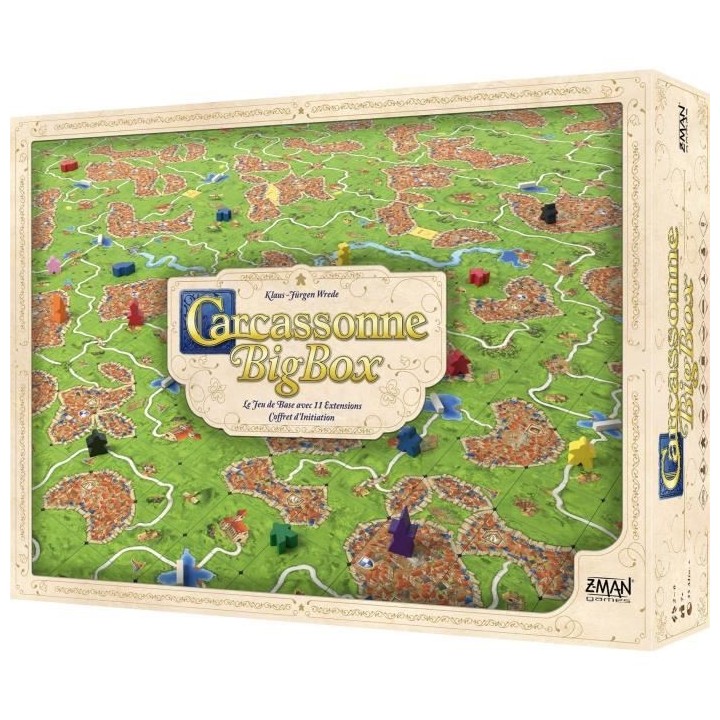 Z-Man Games | Carcassonne : Big Box - Nouvelle Édition | Jeu de soci