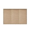 Buffet bas PILVI - 2 portes et 4 tiroirs - Blanc mat - L 122,6 x P 34,2 x H 81,1 cm