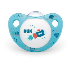 Nuk Trendline Sucette Silicone +18m Poisson Fusée Lot de 2