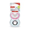 Nuk Sucette Physiologique Silicone +18m Chat Pingouin Lot de 2